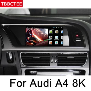 Audi A4 için 8 K 2008~2016 MMI Multimedya Oynatıcı Android HD Dokunmatik Ekran Stereo Ekran Navigasyon GPS WİFİ Navi BT Sistemi