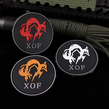 PVC cırt cırt Rozeti Kol Bandı Alaşım Ekipmanları Xof Casus Gölge GS Oyun Çevre ArmyTactical Askeri Kauçuk Yamalar Çıkartmalar