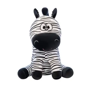 Çocuklar Peluş Bebek Oyuncak Sevimli Karikatür Zebra Şekli Çok Amaçlı 40cm Yükseklik Hayvan Dolması Bebek çocuk oyuncağı Hediye