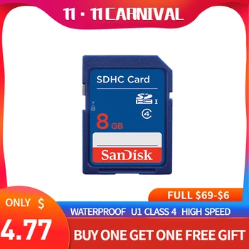 SanDisk SD Kart 8 GB 16 GB kompakt flaş Sınıf 4 cartao de memoria sdhc sdxc C4 tarjeta sd hafıza kartı için Kamera tablet dizüstü