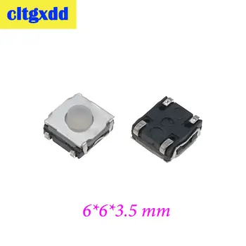 cltgxdd 10 adet Mini Silikon Anahtarı Su Geçirmez Toz Geçirmez Mühürlü ve SMD Anahtarları Düğmesi Mikro Düğme Anahtarı 6x6x3. 5mm