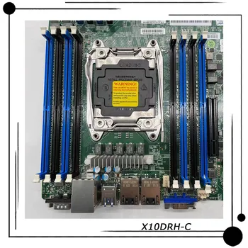 X10DRH-C İçin Supermicro İki yönlü Sunucu E-ATX Anakart LGA 2011 Intel C612 Xeon E5-2600 v3 / v4 Aile DDR4 Mükemmel Test