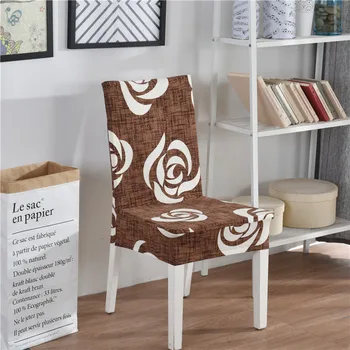 Kumaş sandalye kılıfı Yemek Odası Sandalyeleri için Yüksek Geri oturma odası sandalye kılıfı Sandalyeler için Mutfak Kanepe ve Koltuklar için