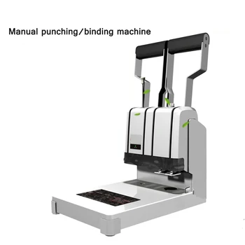 Ciltleme Makinesi Manuel Delme Otomatik Sıcak Eriyik Perçinleme Boru Çift Kol Emek Tasarrufu Delme Ve Ciltleme Makinesi