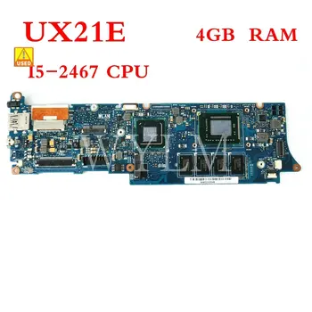 UX21E İle İ5-2467CPU 4GB RAM Anakart ASUS İçin UX21 Laptop Anakart 100 % Çalışma ÜCRETSİZ KARGO Kullanılan