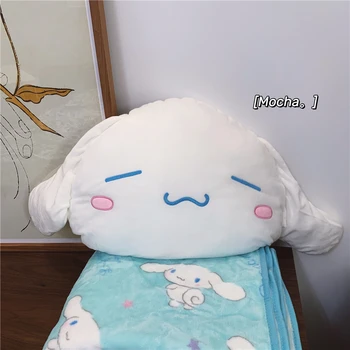 Japon animesi Yastık Battaniye Yumuşak Sıcak Tek Uyku Battaniye Yastık çekyat Arka Yastık Çocuklar İçin Doğum Günü Hediyeleri Kız Beyaz
