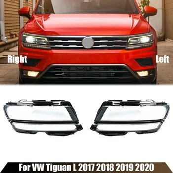 Volkswagen VW Tiguan L 2017 2018 2019 2020 Far Kapağı Şeffaf Abajur Far Kabuk Maskesi Lens Pleksiglas