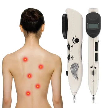 USB Elektrikli vücut stimülatörü Akıllı Elektronik Meridyen Akupunktur Kalem Darbe Pointer Fizyoterapi Gevşeme Masajı