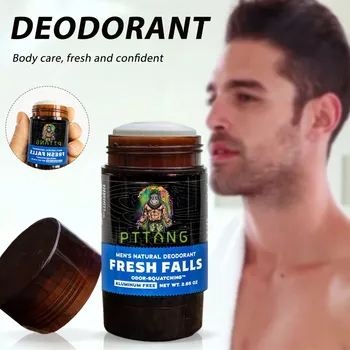 Erkekler İçin doğal Deodorant Alüminyum İçermeyen Koku çömelme erkek Deodorantı Uzun ömürlü Doğal Deodorant erkek Vücut Bakımı Deodorantı