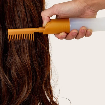 Saç Boyası fırçalı şise Kafa Kuaför Salonu Boyama Aplikatör Şişeleri Saç Kuru Temizleme şişe fırçası Saç Boyası İksir Araçları