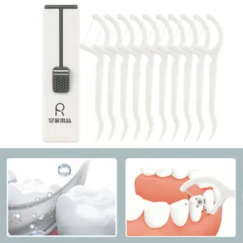 Ev Tek Kullanımlık Diş İpi Kutusu Otomatik Kutusu Diş Sopa Beyazlatma Taşınabilir İpi İpi Diş Depolama Dispen Q1Z2