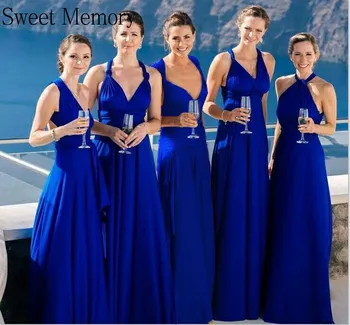 FU17 Tatlı Bellek DIY Mavi Pembe Gri Yeşil Kırmızı Mor Bandaj Uzun gelinlik modelleri 2021 Seksi Kadın Parti Düğün Konuk Elbise
