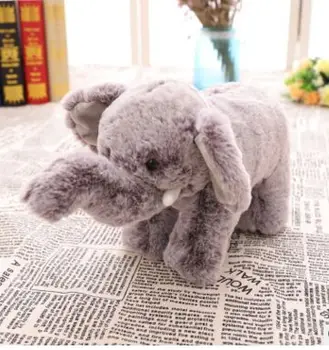 Yaklaşık 30 cm sevimli fil yumuşak bebek peluş oyuncak çocuk oyuncak doğum günü hediyesi w1874