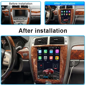Android 10 6 + 128GB Jaguar XK İçin 4K Tesla IPS Ekran Araba Multimedya Video Oynatıcı GPS Navigasyon Radyo Kafa Ünitesi Stereo
