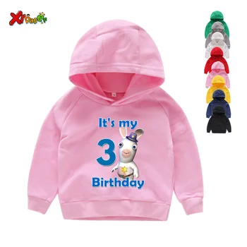 Çocuklar Özelleştirilmiş Baskı Hoodies T Shirt Bebek Özel Kendi Tasarım T-shirt Hoodies Erkek ve Kız DIY Elbise Bir doğum günü hediyesi