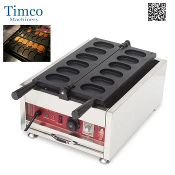 TIMCO Yumurta Yakma Waffle makinesi Elektrikli 110 v 220 v 12 Adet Poffertjes ızgara Hollandalı Waffle Mini Gözleme Makinesi