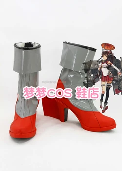 koleksiyon Yamato Anime Karakterler Ayakkabı Cosplay Ayakkabı Çizme Parti Kostüm Prop