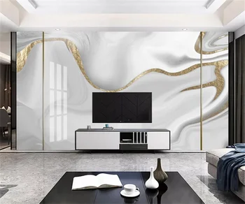 Özelleştirmek modern yeni soyut mermer manzara yatak odası oturma odası arka plan duvar kağıtları ev dekor