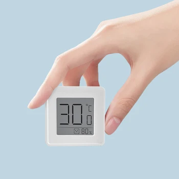 LCD Elektronik Dijital Sıcaklık Sensörü Kapalı Uygun Manyetik Nem Ölçer Higrometre Ölçer Hava İstasyonu Bebek Odası