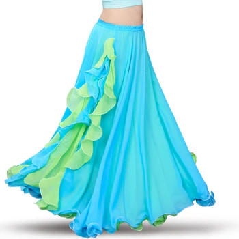 Yeni Oryantal Dans Elbise Profesyonel Uzun Balık Kuyruğu Etekler Sarılmış Etek Kadın Oryantal Dans Etekler Kemer Olmadan B-6838