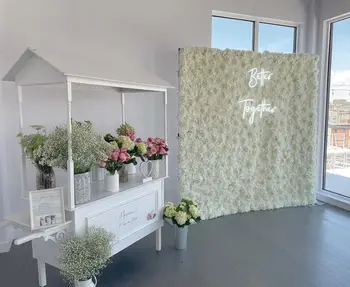 Yapay çiçek Duvar Gül Ortanca Ev Bahçe Merkezi Otel Duvar Düğün Dekorasyon Çiçek Paneli Ev Dekor Özel Arka Plan