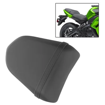 Siyah Sentetik Deri Motosiklet Arka yolcu koltuğu Değiştirme Fit için Kawasaki Ninja 650 EX650 2012 2013 2014 2015 2016