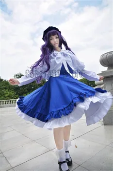 [Stok] Anime Cardcaptor Sakura Tomoyo Daidouji Çilek Hizmetçi Üniforma Kadın Fantezi Kinomo Cosplay Kostümleri CARDCAPTOR