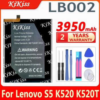 KiKiss 3950mAh Yedek Pil LB002 Lenovo S5 K520 K520T