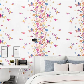 wellyu Edebi modern minimalist rustik tarzı Japon küçük çiçek sıcak yatak odası oturma odası Nordic duvar kağıdı