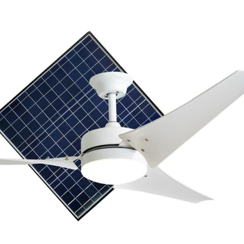 40W güneş panelı gazebo ev tavan vantilatörleri güneş fanı 24v pil veya DC güç kaynağı ile