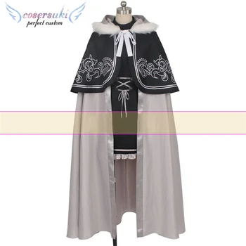 FateGO Gri Kader / Grand Sipariş FGO Gri Cosplay Kostüm Kadın Cadılar Bayramı parti giysileri Elbise Kıyafetler Pelerin Setleri
