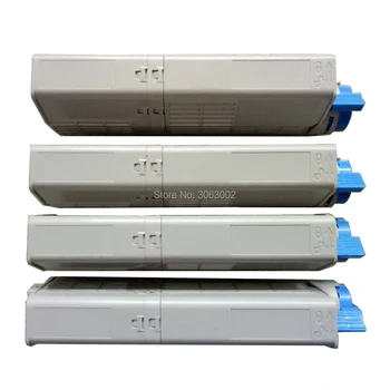 4-Pack Toner Kartuşları için OKI C532dn C542 C542dn MC573 MC573dn Yazıcı 46490605/6/7/8 Uyumlu 7 K/6 K