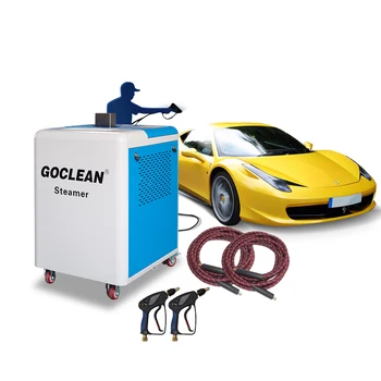 GOCLEAN Araba bakım kamyonu Yıkama Sistemi Su Tasarrufu Çift Temizleme Tabancası Mobil Yüksek Basınçlı Buharlı Oto Yıkama Makinesi