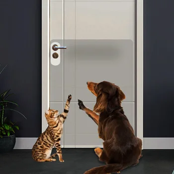Kedi Köpek Scratch Muhafızları Kedi Kanepe Muhafızları Film Koruyucu için Kapı Mobilya Kanepe Anti-Scratch Pad Pet Malzemeleri