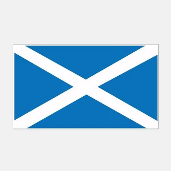Yeni Yaratıcı İskoçya Şehir Bayrağı Araba Sticker Araba Pencere Dekoratif Vinil PVC 11 cm X 6 cm