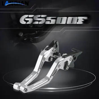 Suzukı GS 500 E F için Motosiklet Parçaları Kısa Ayarlanabilir Fren Debriyaj Kolları GS500 1989-2008 GS500E 1994-1998 GS500F 2004-2009
