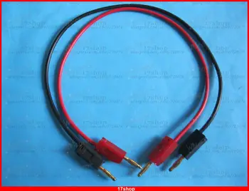 20 adet 2mm Altın Platedl muz fiş Testi Kablo Kırmızı Siyah 50 cm Uzun Yüksek Kalite