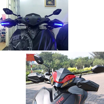 Moto el koruması Motosiklet el koruması LED Koruyucu Kapak Motosiklet Aksesuarları Kawasaki Kanat W800 Er5 Er6F Er6N J300