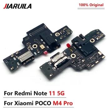 100 % Orijinal Xiaomi Poco M4 Pro USB Dock Şarj Şarj Portu Bağlayıcı Flex Kablo Redmi İçin Not 11 5G centro de carga