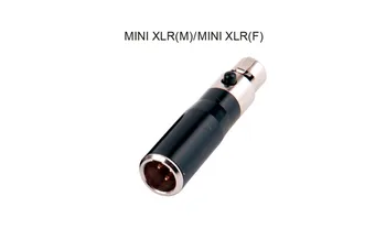 10 adet / grup KL Mini Xlr Dişi Mini xlr Erkek Ses Adaptörü